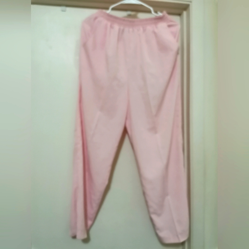 Saint Germain Paris Vintage 1980's pink Elastic waist Women's Pant